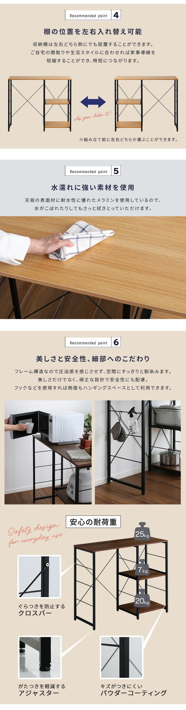 キッチンカウンター ゴミ箱収納 ヴィンテージ (100cm幅)【varid-ヴァリド-】：