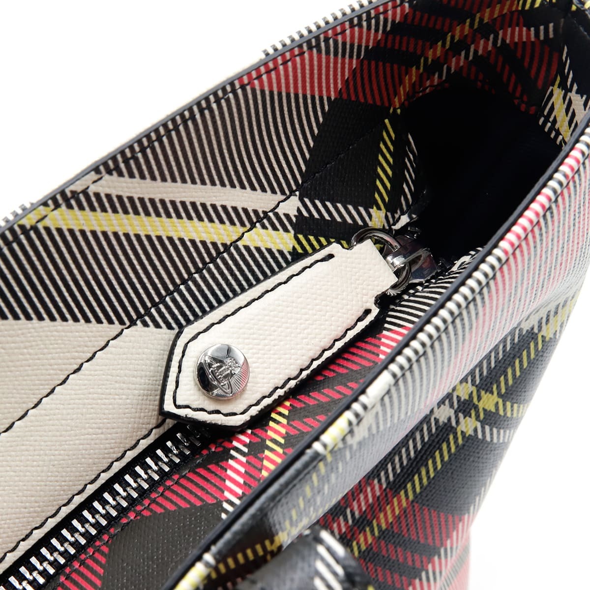 ヴィヴィアンウエストウッド トートバッグ レディース Vivienne Westwood 4205007D S0012 PF O101 NEW EXHIBITION TARTAN ニューエキシビション タータンチェック マルチカラー ショッパーバッグ オーブ