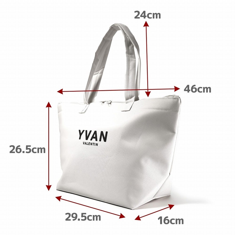 【ラッピング無料】YVAN VALENTIN イヴァンヴァレンティン 限定 保冷バッグ 保温バッグ 2WAY 肩掛け トートバッグ ギフト お弁当 ランチボックス 