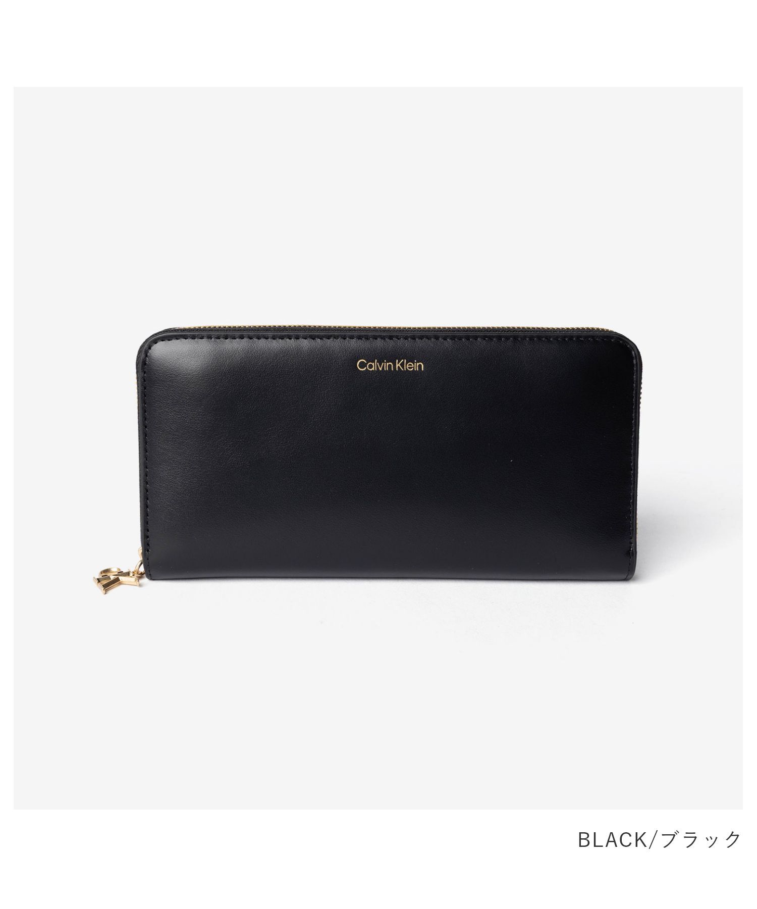 カルバンクライン Calvin Klein CK PULLER LARGE ZIP AROUND プラー ラージ ジップ アラウンドウォレット LV04F1093G 長財布 レディース 財布