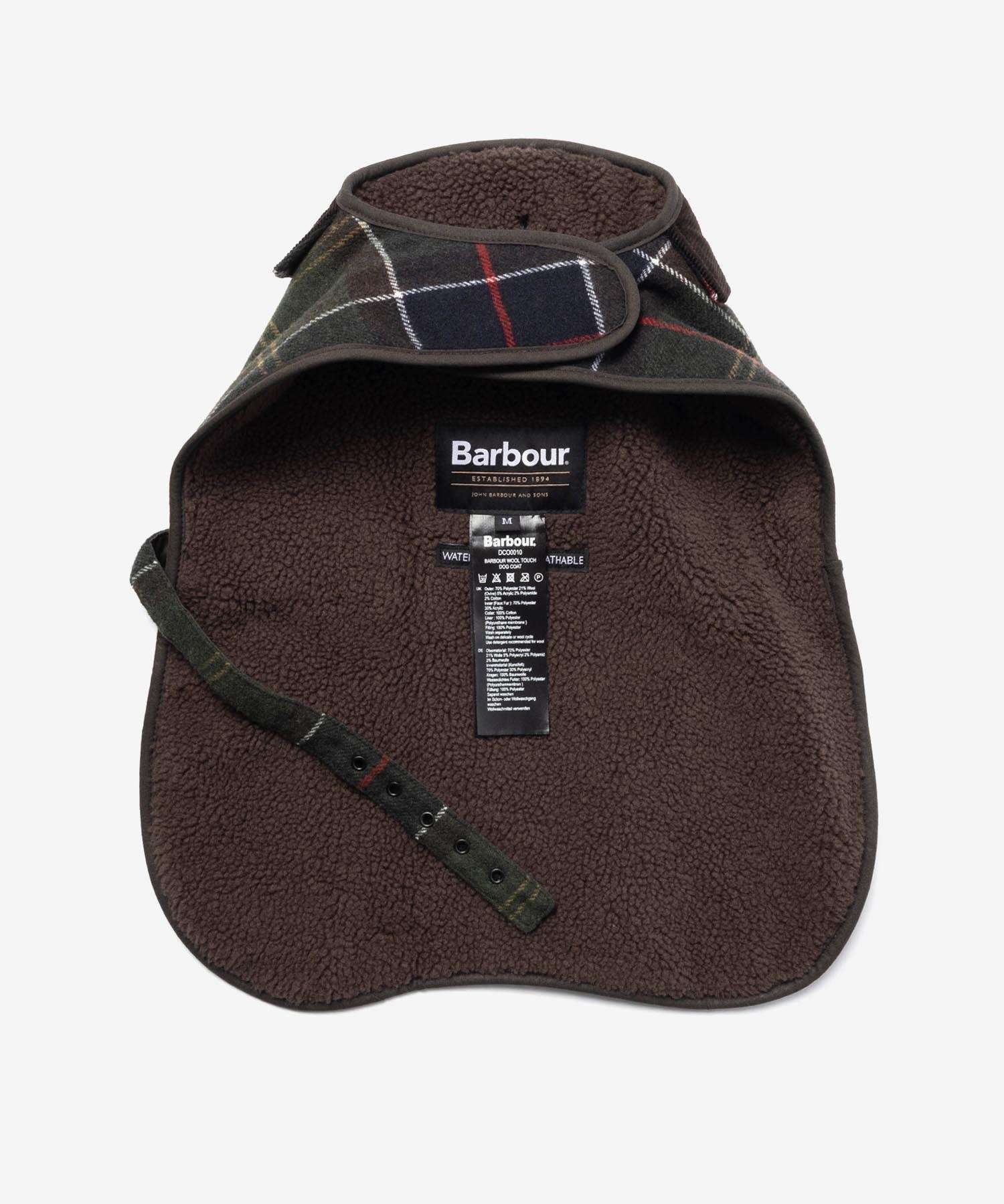 バブアー Barbour WOOL TOUCH DOG COAT ウールタッチ ドッグコート DCO0010 ドッグウェア 服 ペット用品 犬 ペット クラシックタータン