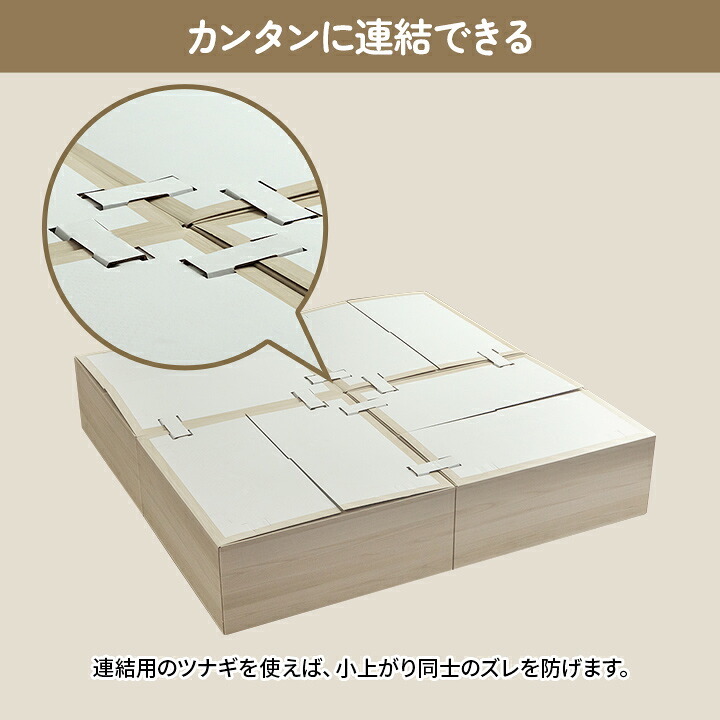 畳 ユニット 置き畳 小上がり用段ボール 和室 畳ベンチ エコ 軽量 簡単 70×70×29.5cm 無地 簡単に和室を作れる 小上がり畳 日本製 ラグ マット インテリア 敷物 コンパクト