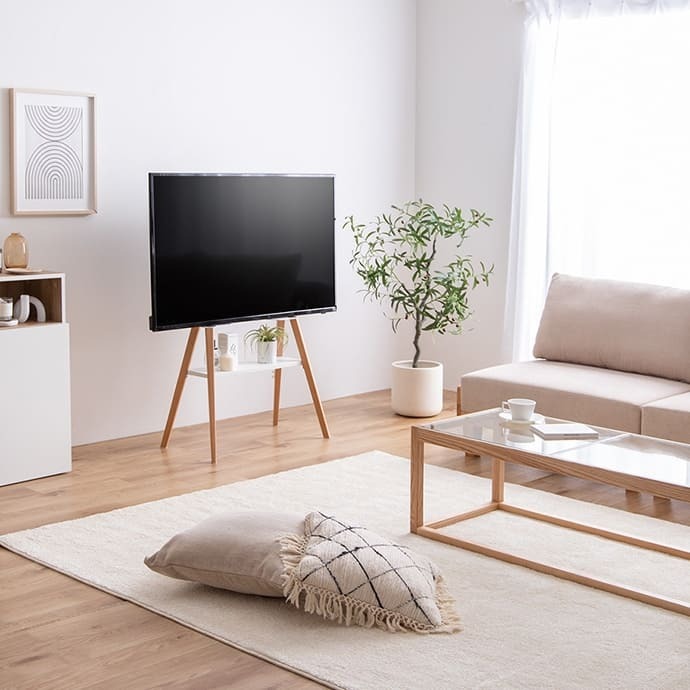 テレビ台 テレビボード テレビスタンド ラック 棚付き 壁掛け 壁寄せ イーゼル TV 脚 アート 配線隠し 自立 コード 幅72 コーナー 省スペース スタイリッシュ スマート 軽量 収納 インチ v 型 ロー
