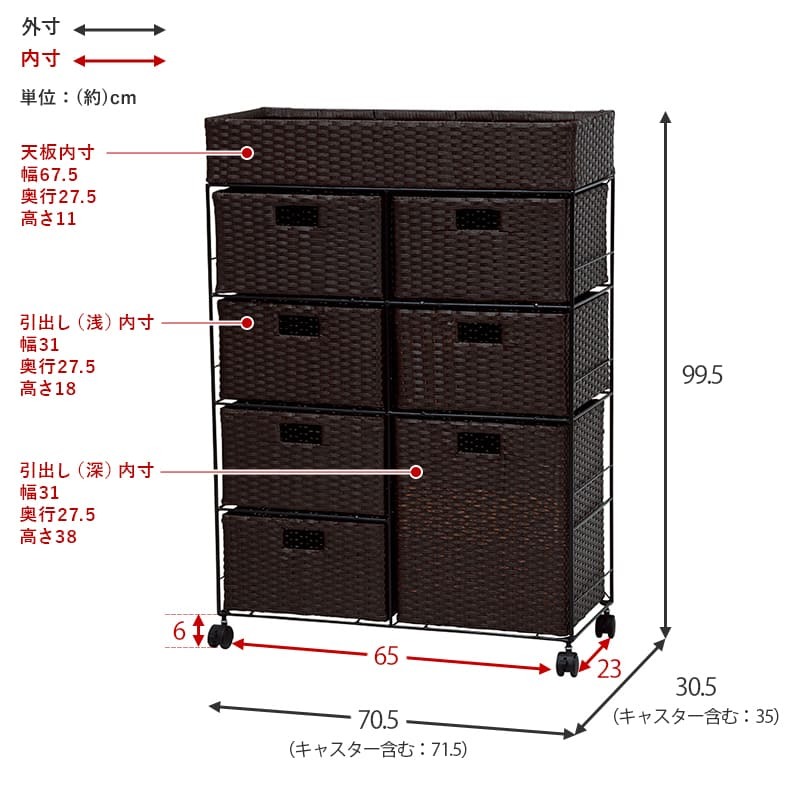 収納家具 ラック ランドリー 5段 幅70.5cm カゴ 洗濯かご 4個つき 洗濯機 収納 おしゃれ スリム 縦型 洗濯機収納 ランドリー収納 ホワイト グレー 収納棚 洗濯物 洗面所 脱衣所