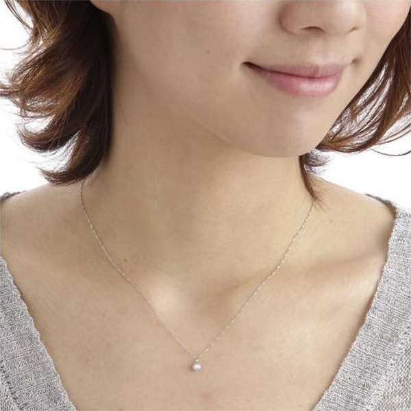 ネックレス レディース ダイヤモンド 0.25ct 純プラチナ Pt999 ペンダント 華奢 シンプル 誕生石 アクセサリー ギフト ジュエリー 宝石 贈り物 お祝い