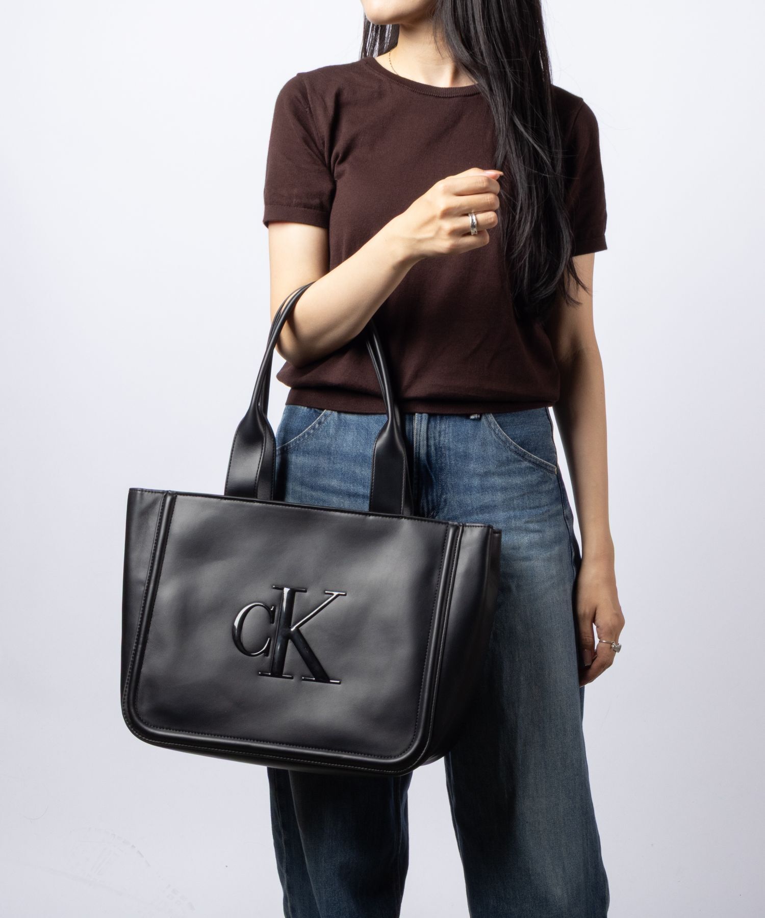 カルバンクライン Calvin Klein BOLD CK MEDIUM TOTE ボールド ミディアム トート LV04F3218G トートバッグ レディース バッグ