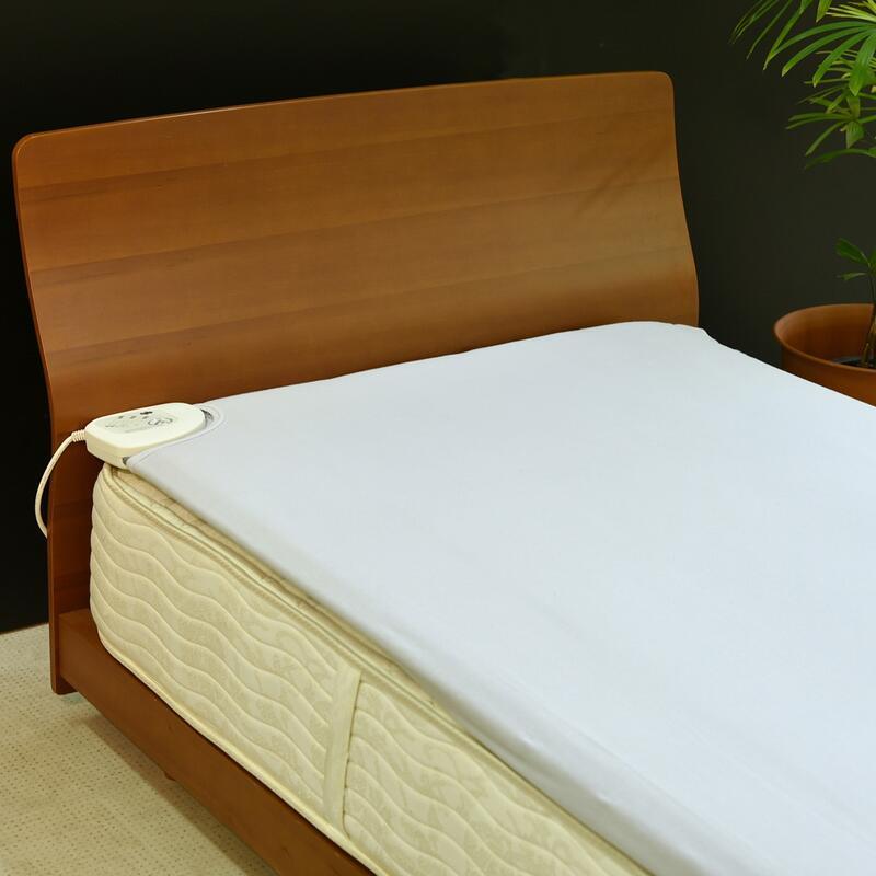 ローズテクニーLS2専用カバー シングル 95×205cm 綿100％ ストレッチ素材 簡単着脱チャック 洗える 西川 母の日
