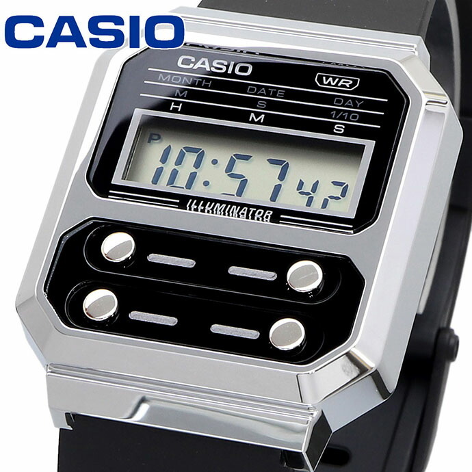 CASIO 腕時計 カシオ 時計 ウォッチ CASIO カシオ チープカシオ F-100復刻モデル デジタル メンズ レディース キッズ A100WEF-1A [並行輸入品]