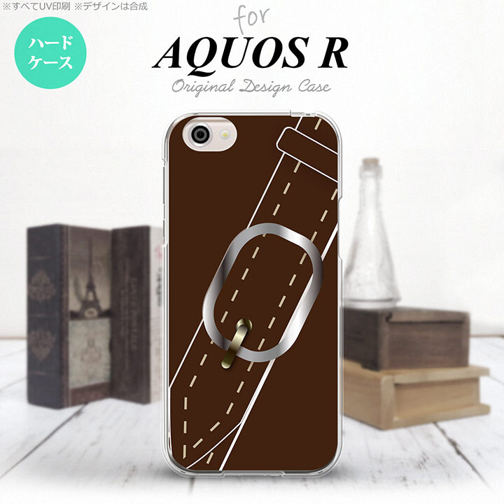 【SH03J】【スマホケース/スマホカバー】【アクオス R】SH03J スマホケース AQUOS R SH-03J カバー アクオス R ベルト 茶 nk-sh03j-327【メール便送料無料】