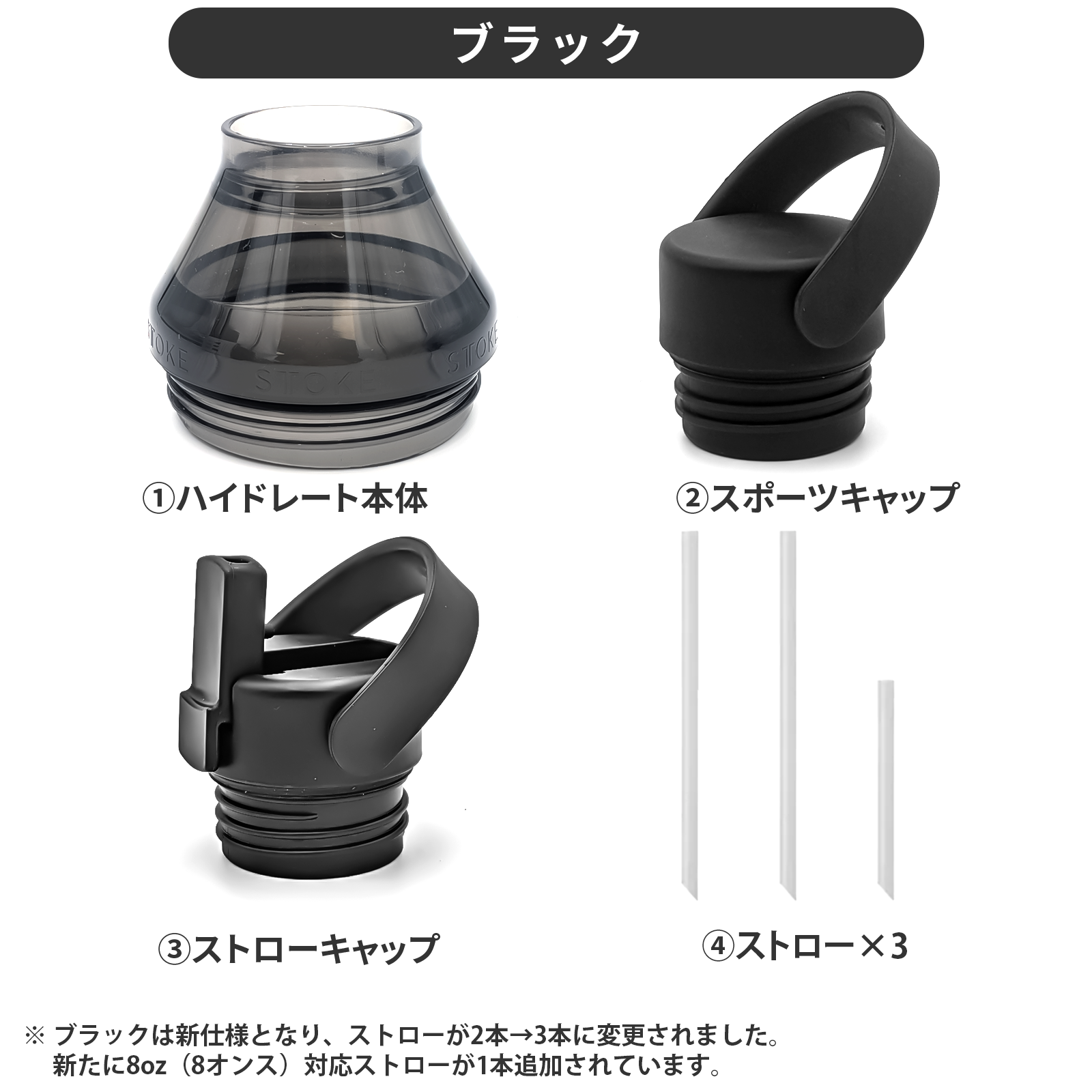 【ラッピング無料】　熱中症対策グッズ STTOKE ストーク ハイドレート＆エクステンションセット スポーツキャップ ストローキャップ タンブラー用 カスタムパーツ ギフトキャンプ 