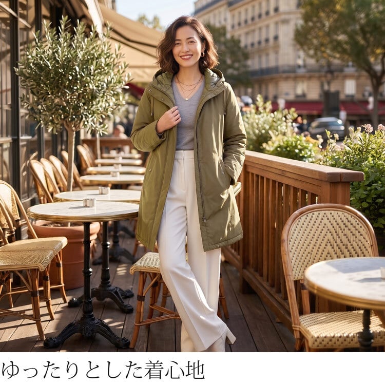 ダウンコート レディース ロング丈 リバーシブル 秋 冬 ブランド ダウン80% フード 弱はっ水 綿 大きいサイズ 軽量 ライト ダウン アウター コート 冬 30代 40代 50代 ミセス ギフト プレゼント 5F (08000193r)