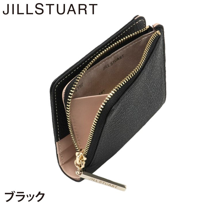 ジル スチュアート 財布 二つ折り レディース 牛革 ミスティ L字ファスナー コンパクト ギフト JILL STUART