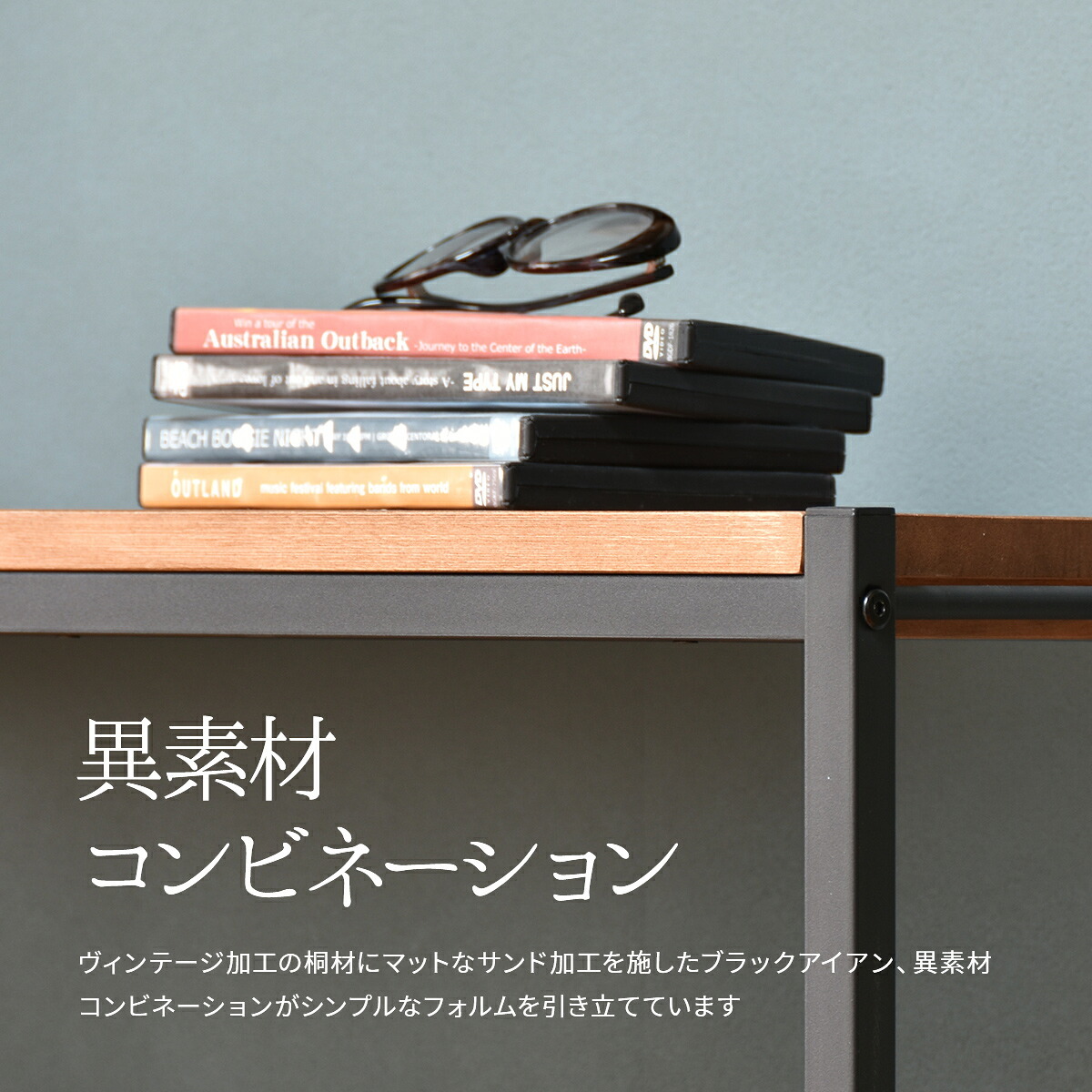 ZAGA　3段パイプラック　幅60 ZR-600-3 ラック ヴィンテージ ナチュラル 角型 スチール クール オープンラック 本棚 ラック 木製 北欧 大容量 ディスプレイラック 収納家具 収納 オ