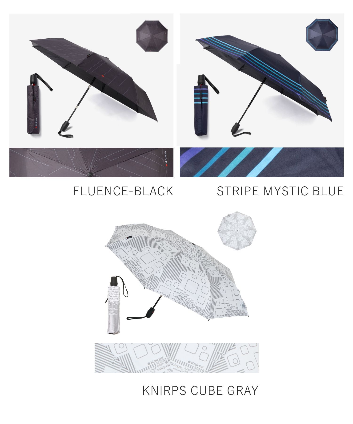 クニルプス Knirps T.220RS 折りたたみ傘 晴雨兼用 日傘 雨傘 撥水 ワンタッチ 自動開閉 UVカット 遮熱 遮光 耐風 折りたたみ ユニセックス レディース メンズ 傘