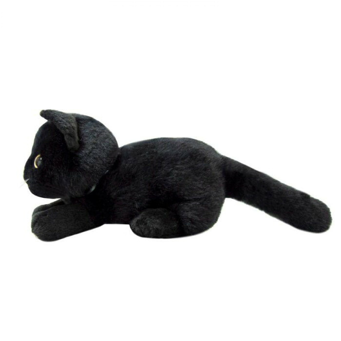 吉徳 ぬいぐるみ コネコ ブラック 黒猫 子猫 人形 おもちゃ リアル ギフト プレゼント インテリア 雑貨 かわいい おしゃれ 癒し グッズ 子ども キッズ 女の子 男の子 誕生日 クリスマス