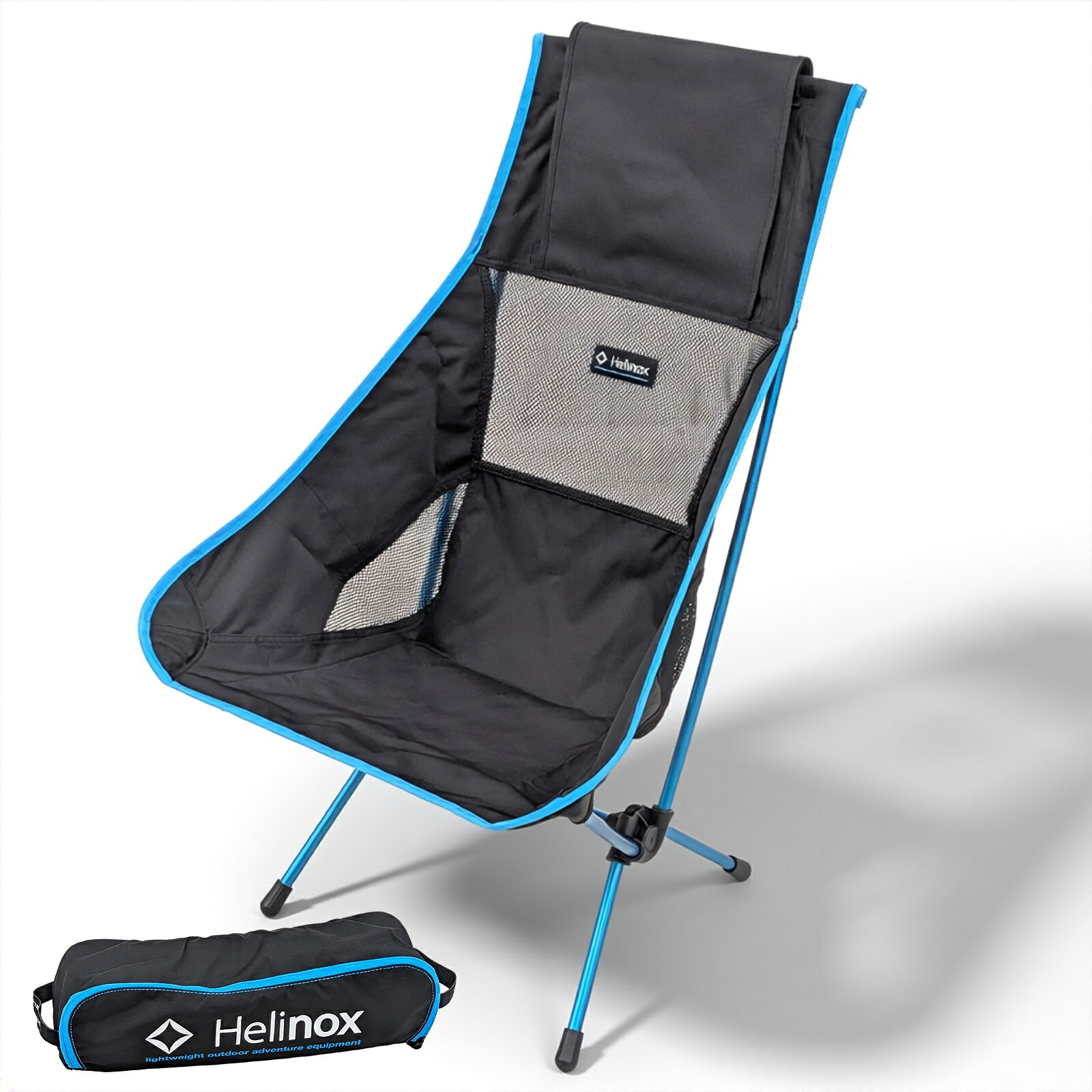 【ラッピング無料】Helinox ヘリノックス チェアツー Chair Two #1822284 BK ブラック ハイバック 軽量 コンパクト 耐荷重145kg ギフト キャンプ アウトドア用