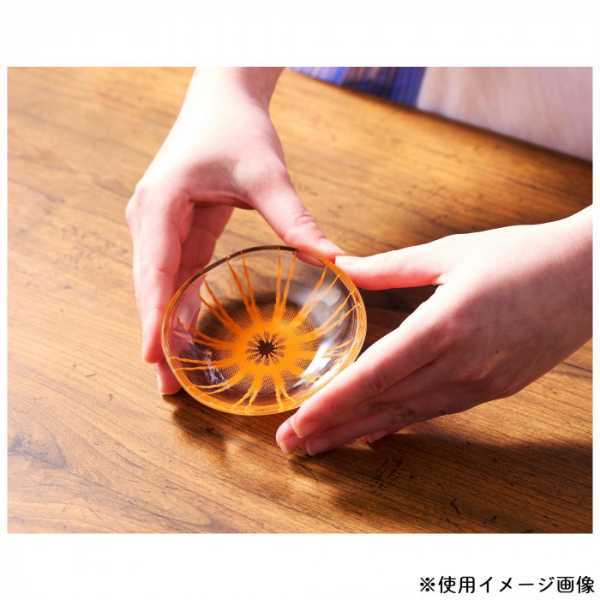 クラゲ ガラスプレート 豆皿 アカクラゲ 小皿 醤油皿 薬味皿 おしゃれ 透明感 てびねり 涼しげ 和食器 洋食器 キッチン雑貨 卓上小物 ギフト プレゼント 贈り物 インテリア雑貨 セトクラフト