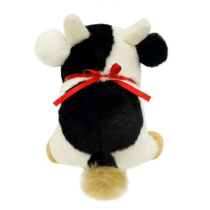 吉徳 りくのなかまたち ぬいぐるみ うし カウベル付き 17cm ウシ 牛 マスコット 人形 癒し系 かわいい 動物 雑貨 キッズ 子供 ベビー ギフト プレゼント 誕生日 お祝い