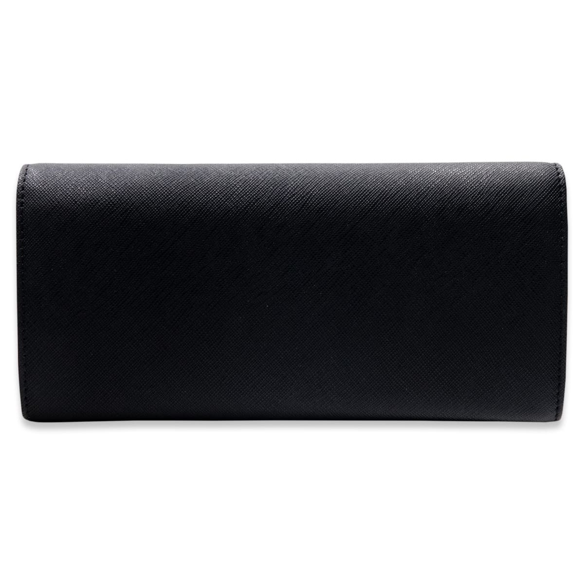 ヴィヴィアンウエストウッド 財布 長財布 メンズ レディース Vivienne Westwood 51120005 L001N LA N402 ブラック 黒 サフィアーノ 本革 小銭入れあり かぶせ フラップ オーブ ロゴ ギフト プレゼント