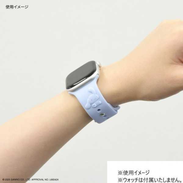 Apple Watch バンド シナモロール サンリオ キャラクターズ 交換ベルト シリコン 38mm 40mm 41mm 対応 おしゃれ かわいい 替えベルト アップルウォッチ ベルト スポーツ 柔らかい 耐久性 サンリオ正規ライセンス品