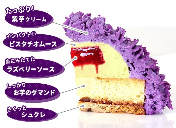 ハロウィン お菓子 2026 ばらまき おもしろい おすすめ 人気 大人向け 子供用 彼女 彼氏 赤ちゃん用おしゃれ ちょっとした ケーキ プレゼント プチギフト おもしろ ホラー スイーツ おすすめ モンスターケーキ 紫芋 さつまいも グロ グロい グロテスク 4号 ギフト 洋菓子 2000円 3000円 ハロウィンパーティー かわいい 個包装 おいもや