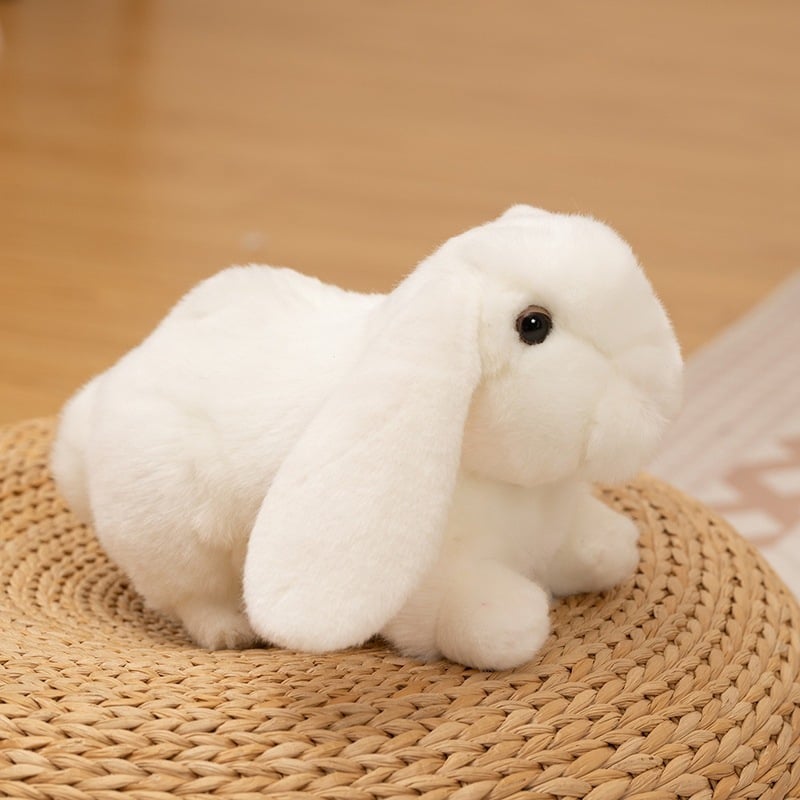 18CM ウサギ ぬいぐるみ リアル 動物 兎 アニマル ふわふわ かわいい 置物 インテリア 子供 おもちゃ ごっこ遊び 誕生日 プレゼント ギフト 癒し