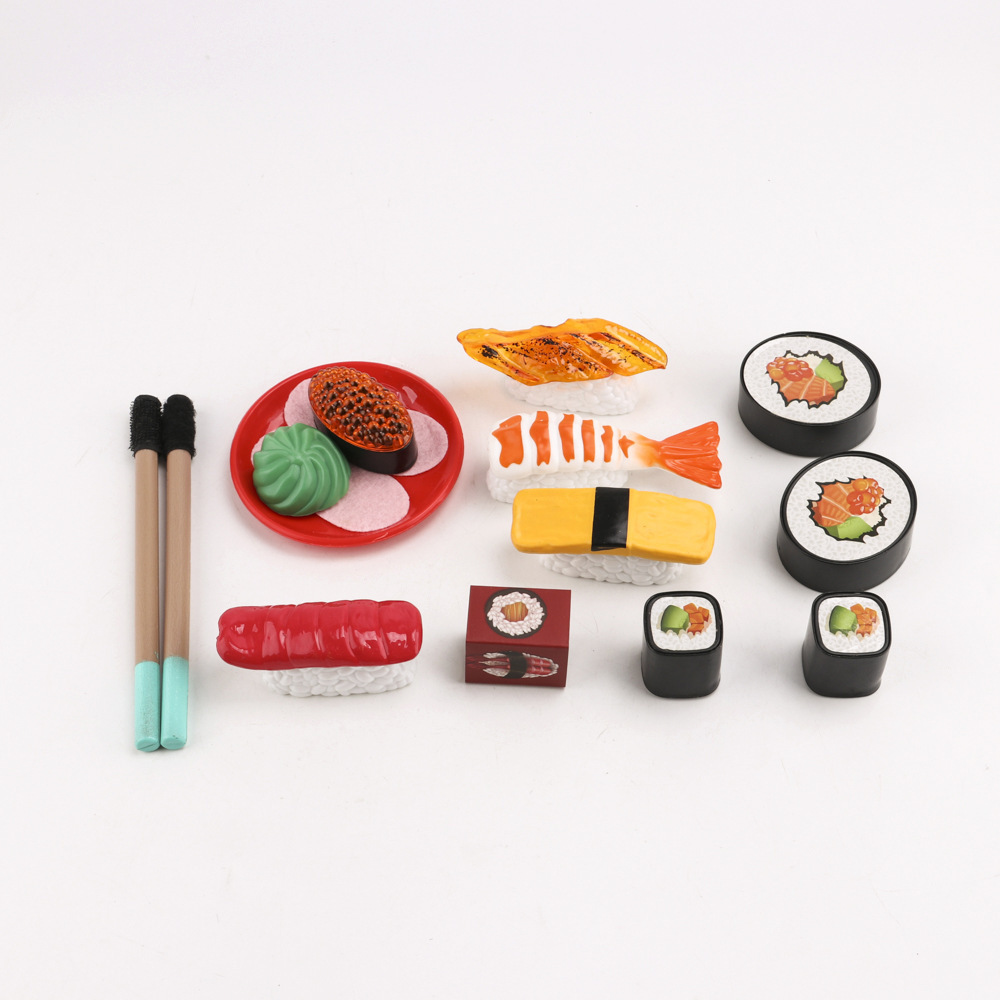 寿司 おままごと セット ミニチュア 食べ物 お寿司 ごっこ遊び 料理 キッチン 箸 食器付き フードトイ 子供 おもちゃ 男の子 女の子 誕生日 プレゼント ギフト
