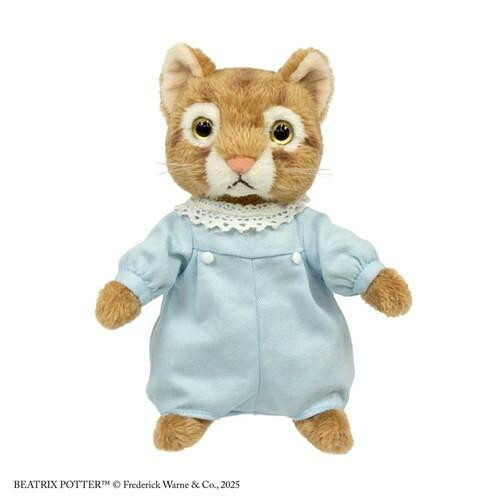 ピーターラビット ぬいぐるみ こねこのトム 吉徳 ナチュラルシリーズ 人形 キャラクター グッズ 子供 キッズ ベビー ギフト プレゼント 誕生日 クリスマス 出産祝い 動物 インテリア