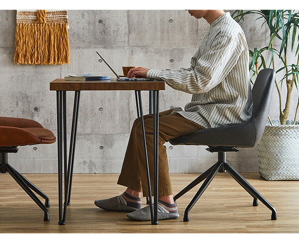 ダイニング家具 2人用 ダイニングテーブルセット カフェ風ダイニングテーブル 3点セット ダイニング3点セット ダイニングセット 2人掛け 2人用テーブル 回転式 ダイニングチェア2脚セット テーブル幅75cm 奥行56cm 高さ73cm