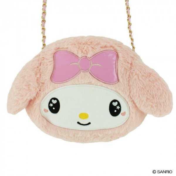 サンリオ マイメロディ ファー チェーン ショルダー バッグ MM-117 ふわふわ もこもこ 可愛い ポシェット レディース キッズ 子供用 キャラクター グッズ プレゼント ギフト クリスマス 誕生日 サンリオ正規ライセンス品