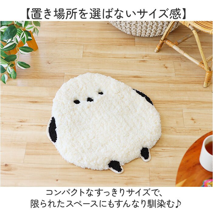 マット もこもこ 通販 アクセントラグ もこもこマット ふんわりマット アクセントマット ダイカットラグ フロアマット 玄関マット 室内 ベッドサイドマット 動物モチーフ アニマルデザイン アニマルマット ワンポイントラグ 子供部屋 リビング インテリア