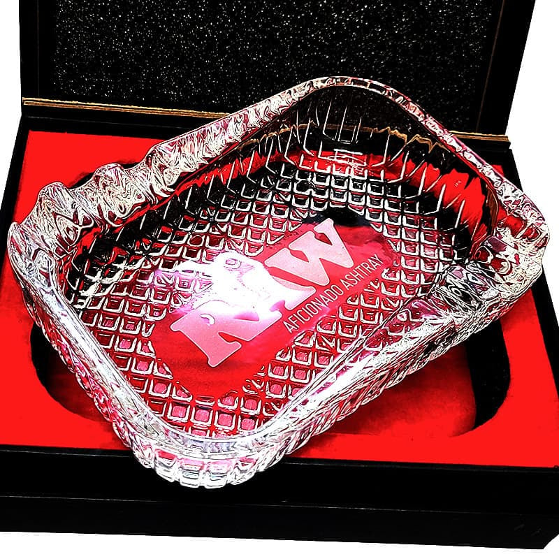 RAW 卓上灰皿 ヘリテージ ガラスアシュトレー おしゃれ 灰皿 インテリア 雑貨 Heritage Glass かっこいい ギフト 喫煙具 メンズ 高級 プレゼント