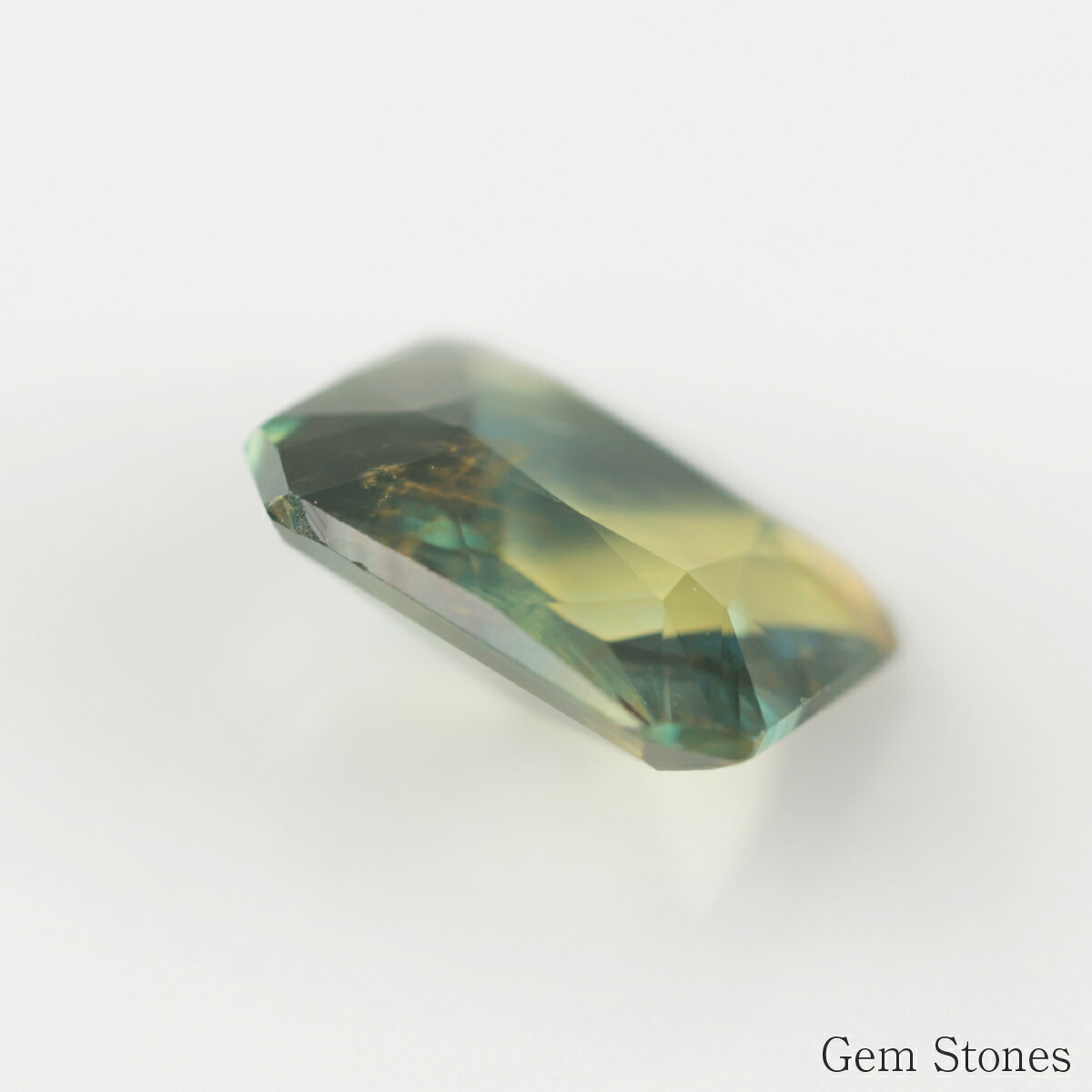 非加熱 バイカラーサファイア 1.33ct ルース 宝石 裸石 サファイア グリーン イエロー ジュエリー オリジナル 制作 コレクション 誕生石 9月 記念 お守り クリスマス 誕生日 プレゼント