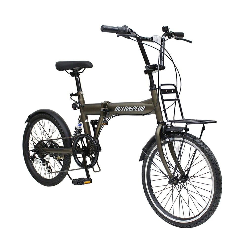 自転車 折り畳み MIMUGO ミムゴ ACTIVEPLUS ノーパンク20インチ折畳み自転車 6段変速機搭載 MG-AP206NBZ【代引不可】【メーカー直送】