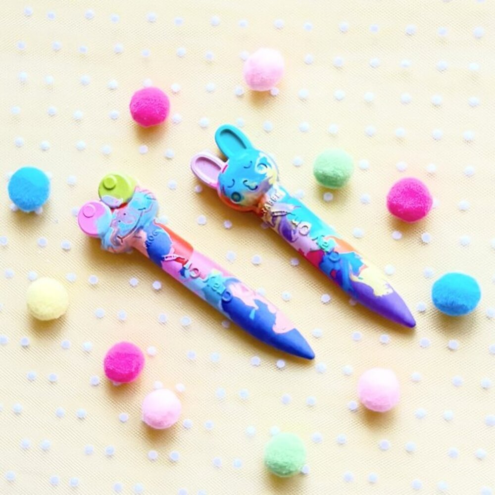 スティッククレヨン2本セット 誕生日プレゼント プチギフト プラスギフト 出産祝い 男の子 女の子 子ども クレヨン おえかき かわいい ギフト