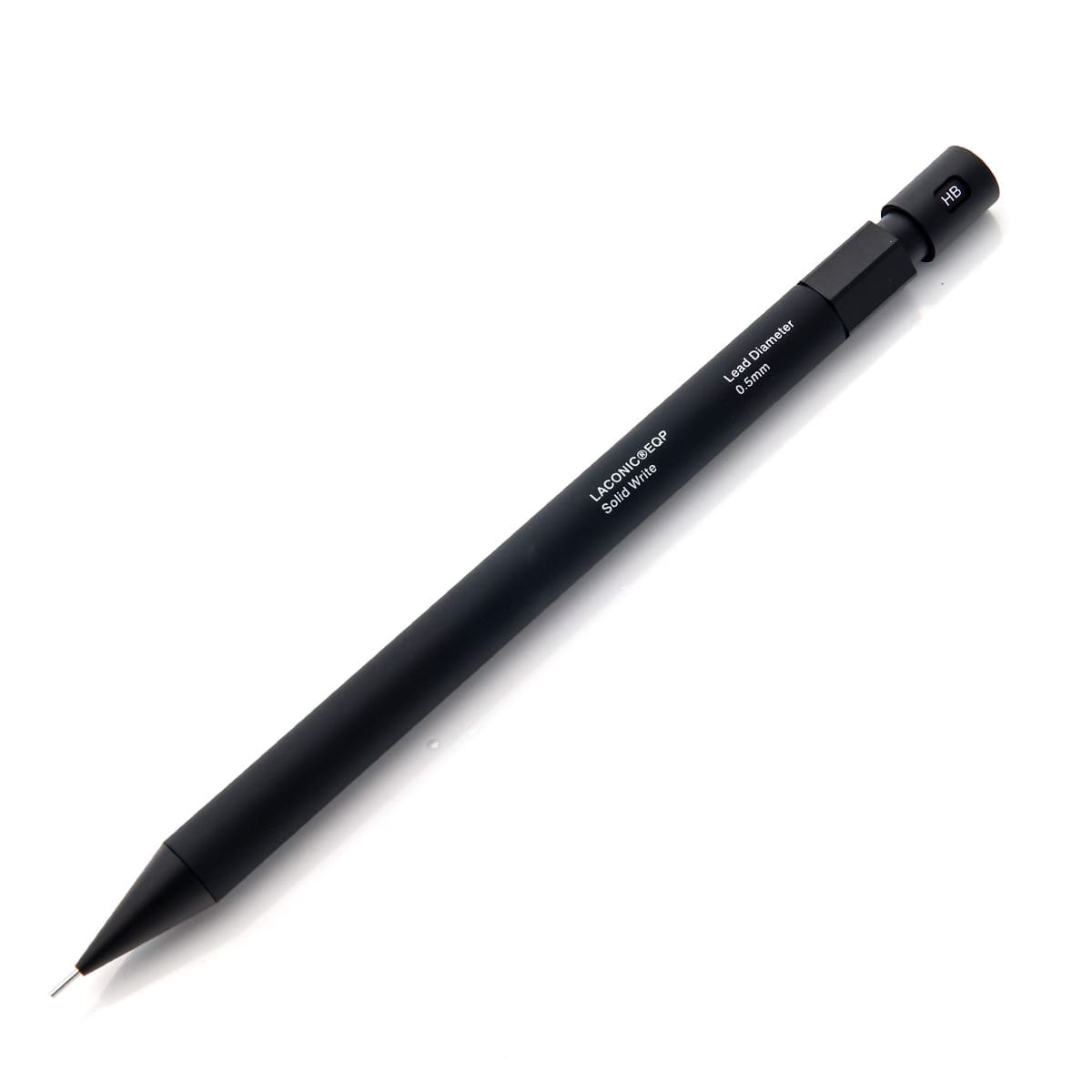 名入れ可 ラコニック シャープペンシル 0.5mm Solid Write ソリッドライト SW-01 ブラック 高級 シャーペン 日本製 刻印 メンズ レディース 文房具 筆記具 就職祝い 入学祝い 卒業祝い 誕生日 記念品 男性 女性 おしゃれ シンプル ギフト プレゼント