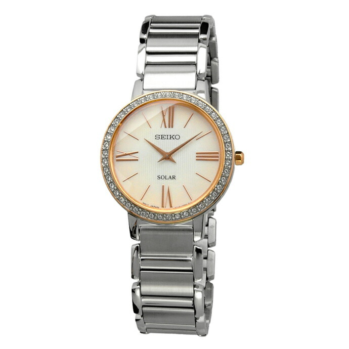 SEIKO 腕時計 セイコー 時計 ウォッチ ソーラークォーツ ビジネス カジュアル レディース SUP432P1 海外モデル [並行輸入品]