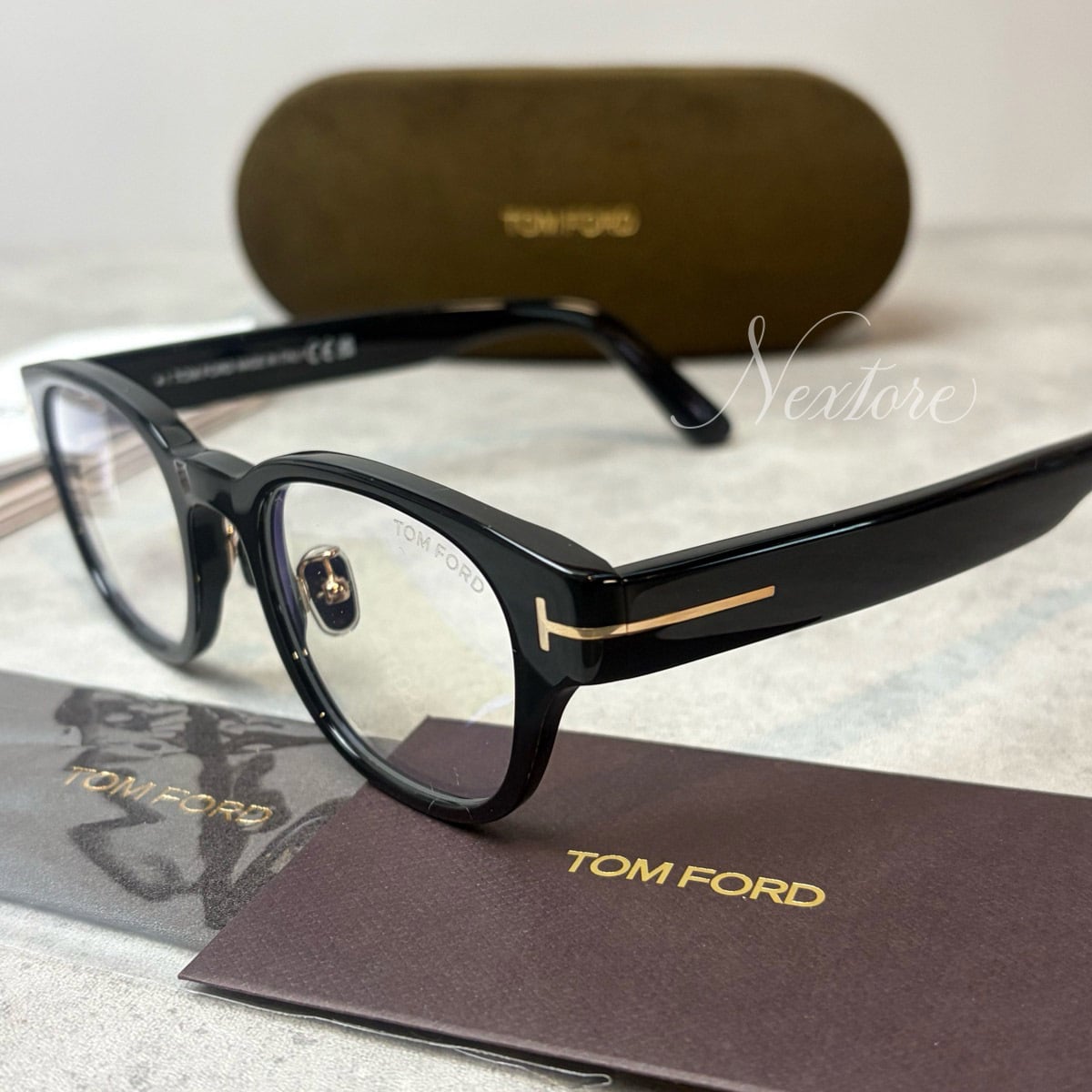 【並行輸入品】【正規品・新品】TOMFORD トムフォード TF5861DB FT5861DB 001 イタリア製 サングラス メガネ 眼鏡 メンズ レディース TOM FORD トム フォード 伊達メガネ ビジネス アジアンフィット