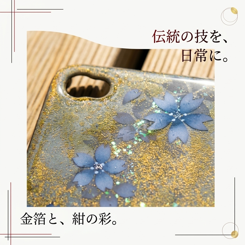 【全機種対応】スマホケース『美』名入れ 送料無料 和柄 和風 桜 職人 伝統工芸 ハンドメイド ハードケース 手帳型 iPhone 17 Xperia AQUOS Android 各機種対応