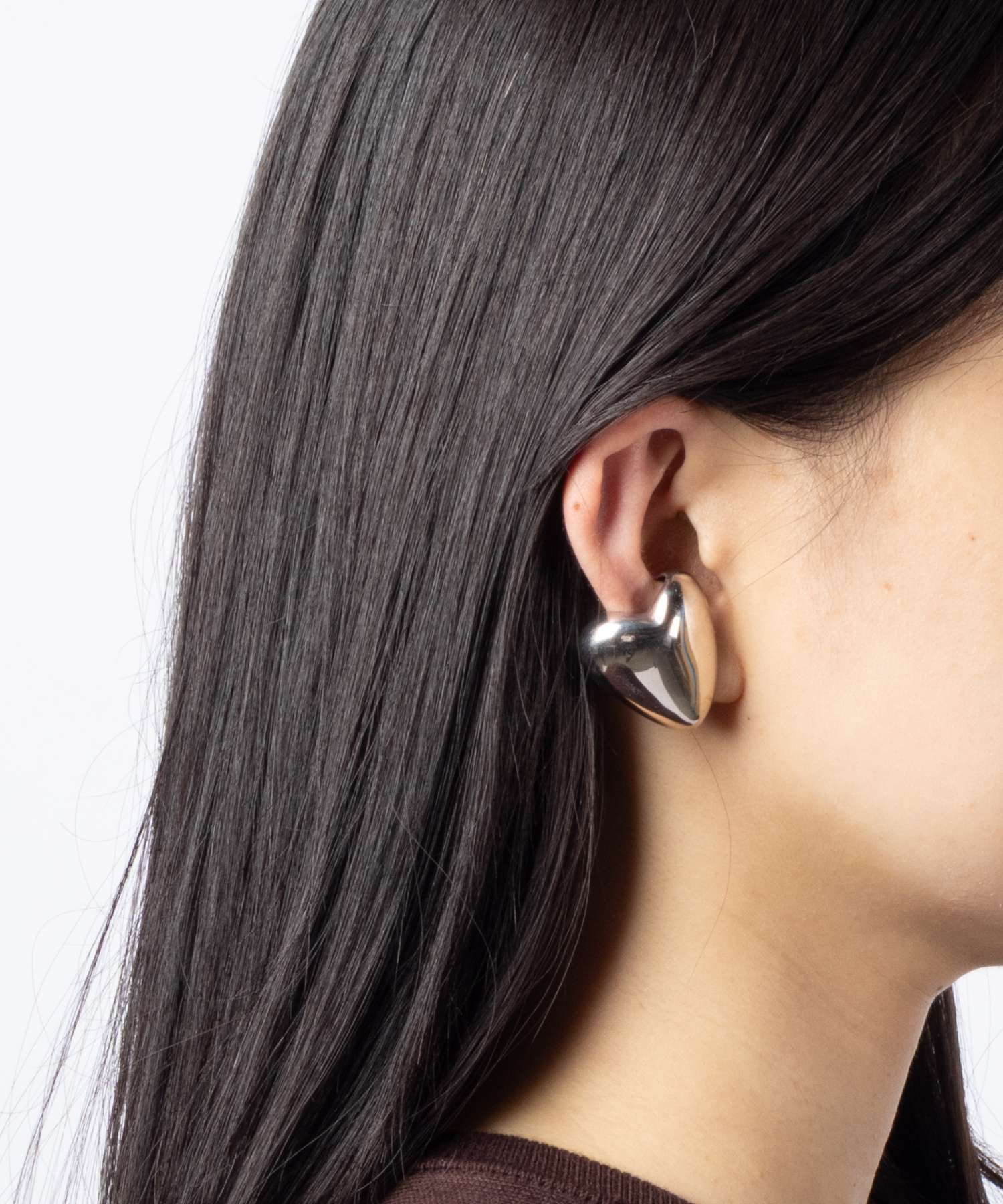 アミ パリス AMI PARIS METAL HEART EARCUFF XL R メタル ハート イヤーカフ UJW997.362 右耳 レディース アクセサリー シルバー