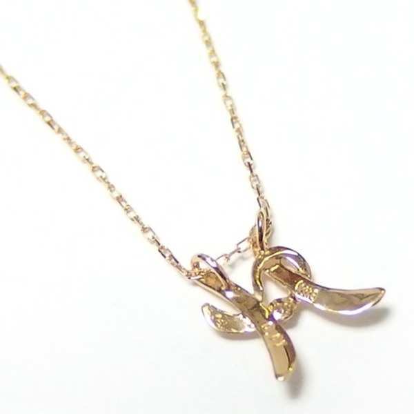 イニシャル ネックレス K18 ダイヤモンド 0.01ct ゴールド 一粒 ダイヤ ペンダント レディース 18金 18k アルファベット H 文字 アクセサリー ジュエリー プレゼント ギフト