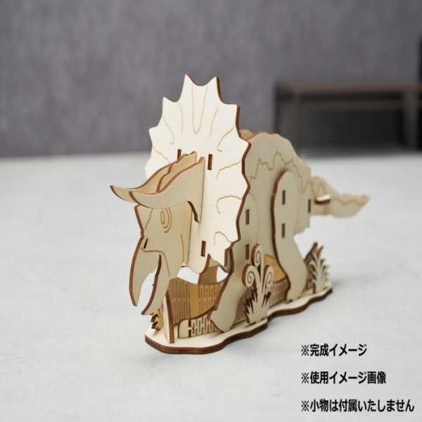 ペンスタンド トリケラトプス 恐竜 雑貨 置物 木製 おしゃれ デスク 収納 文房具 インテリア 飾り 子供部屋 男の子 女の子 誕生日 プレゼント ギフト 贈り物 組み立て 工作 セトクラフト
