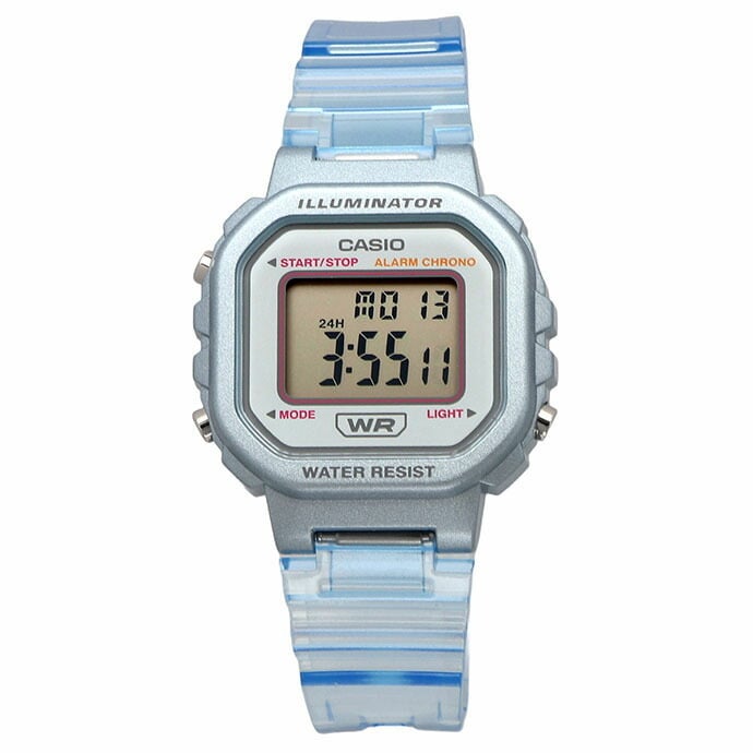 CASIO 腕時計 カシオ 時計 ウォッチ チープカシオ チプカシ デジタル ブルー スケルトン シンプル レディース キッズ LA-20WHS-2A [並行輸入品]