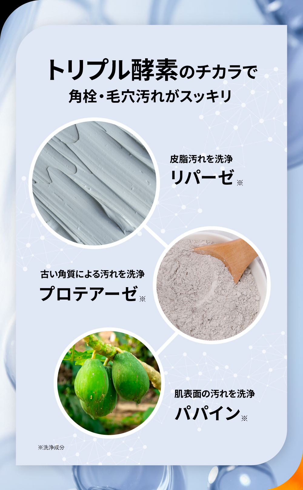 EVERSKIN 洗顔 メンズ 酵素洗顔 クレイ 泡 洗顔フォーム  毛穴汚れ テカリ防止 肌荒れ 皮脂汚れ べたつき 男性用 スキンケア 日本製 150ml ギフト プレゼント