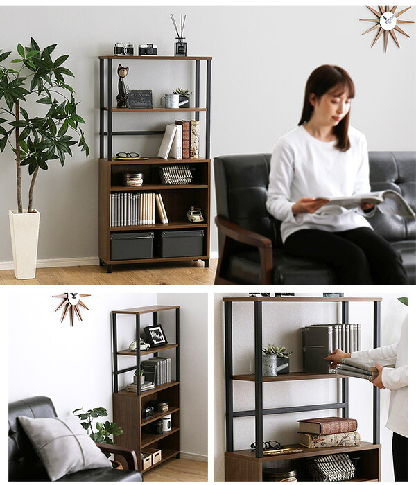 キャビネット 収納棚 収納 玄関 キッチン リビング ランドリー スリム 奥行22cm 幅60cm 高さ120cm シンプル ヴィンテージ モダン アイアン ブラウン GCK-ML