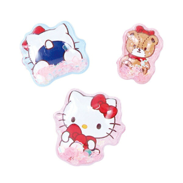 サンリオ ハローキティ シェイカーシール うもれっコ 文具 Sanrio