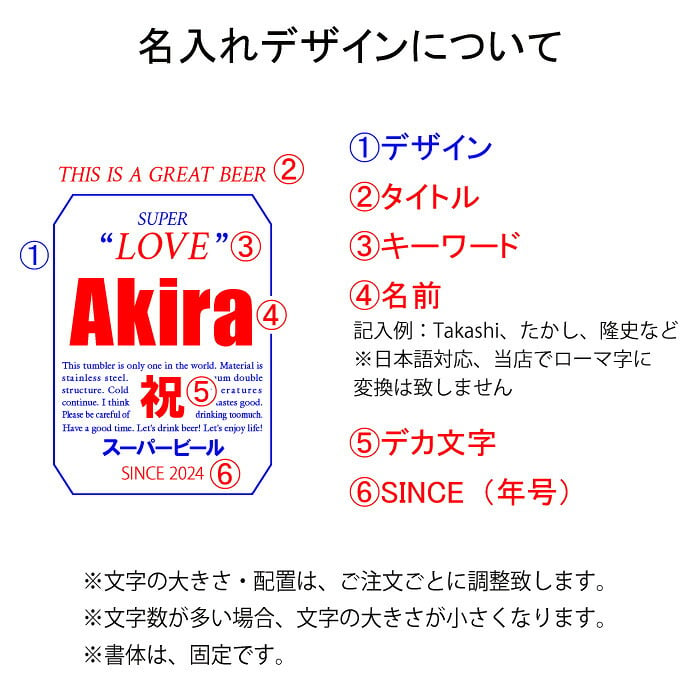 名入れ タンブラー プレゼント ギフト 《 缶ビール風デザイン 真空断熱 ステンレス サーモス 400ml 単品 》 実用的 2026