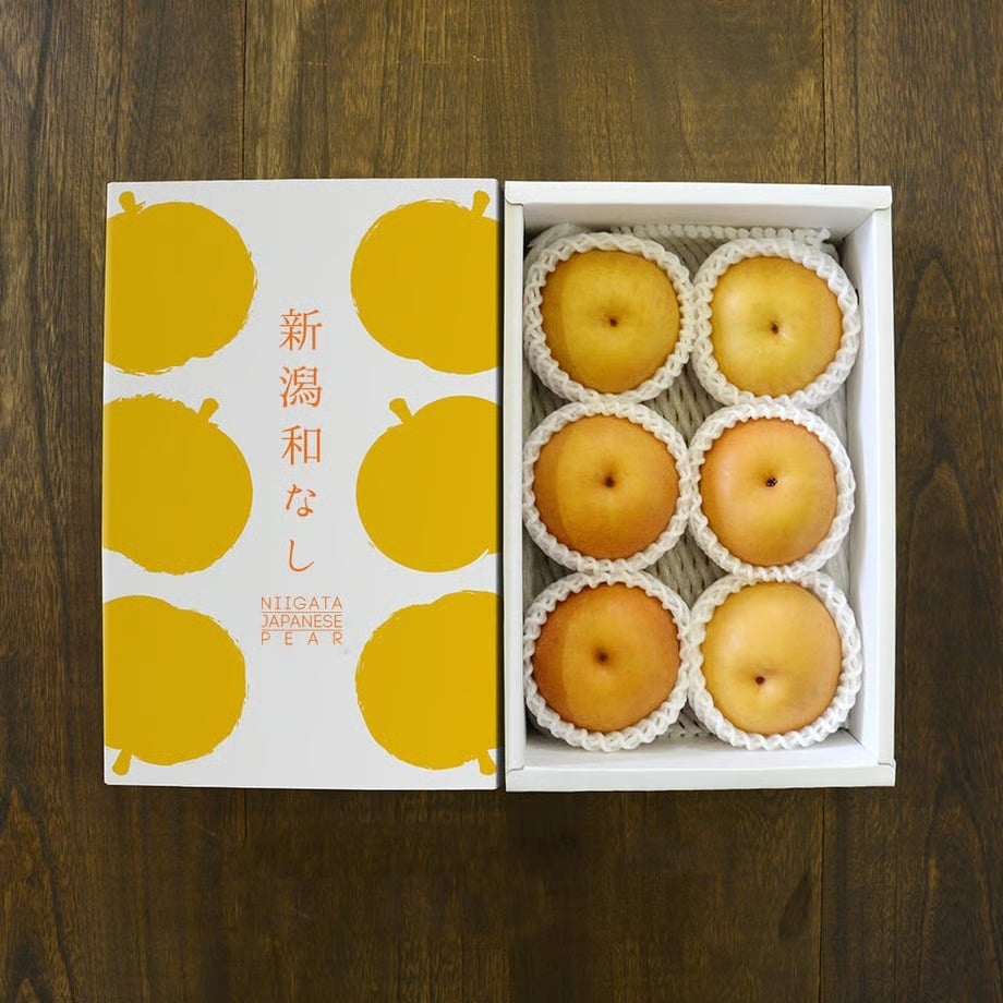 【予約：9月上旬〜随時発送】にいがた和梨 新美月-しんみづき- 約3kg化粧箱入 (6〜11玉) ギフト プレゼント お中元 お歳暮 出産祝い 内祝い お誕生日 御祝 御礼 母の日 父の日 敬老の日 記念日 手土産 季節の贈り物【送料無料】