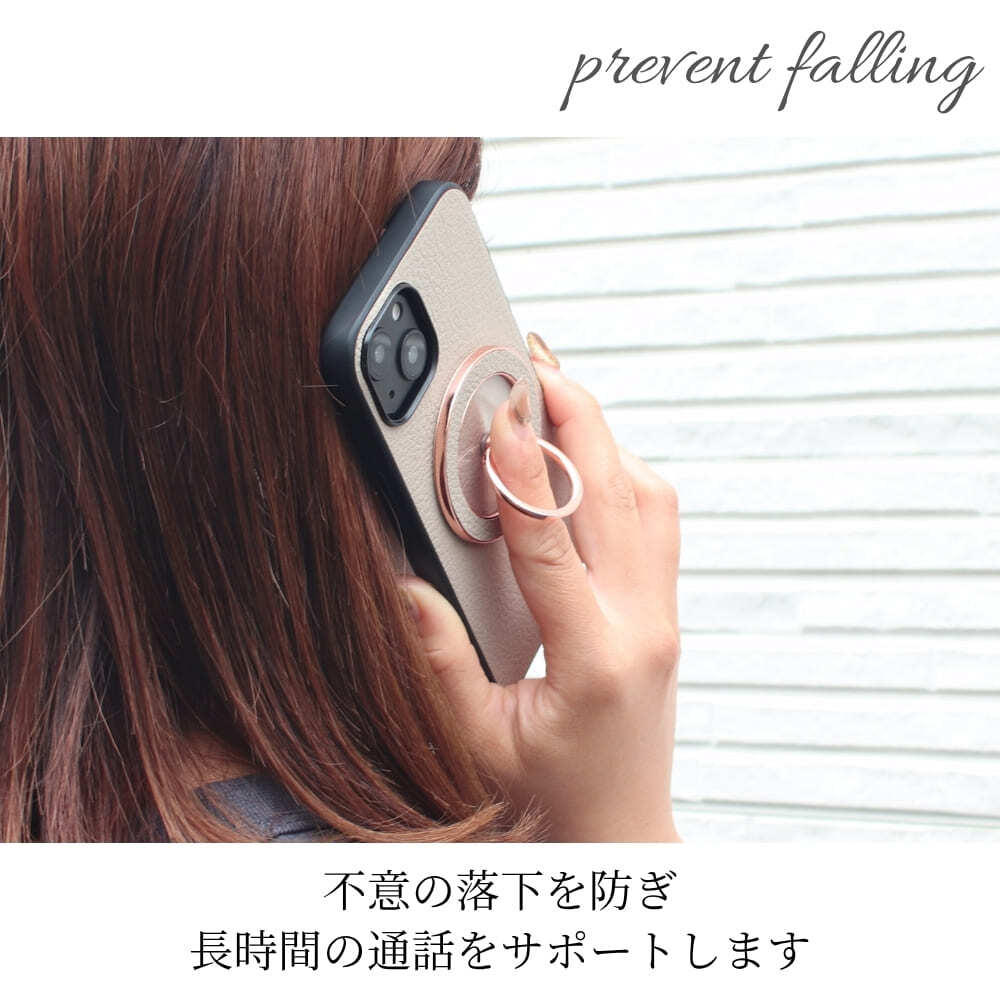 iphone13 ケース リング付き 本革 iphone13Pro iphone13ProMAX iphone13mini MagSafe対応 レザー スマホリング スタンド アイフォン 13 pro max mini マグセーフ対応 マグネット 13プロ マックス ミニ スマホケース 大人可愛い レディース 薄型 軽量 高級 ゴールド 送料無料
