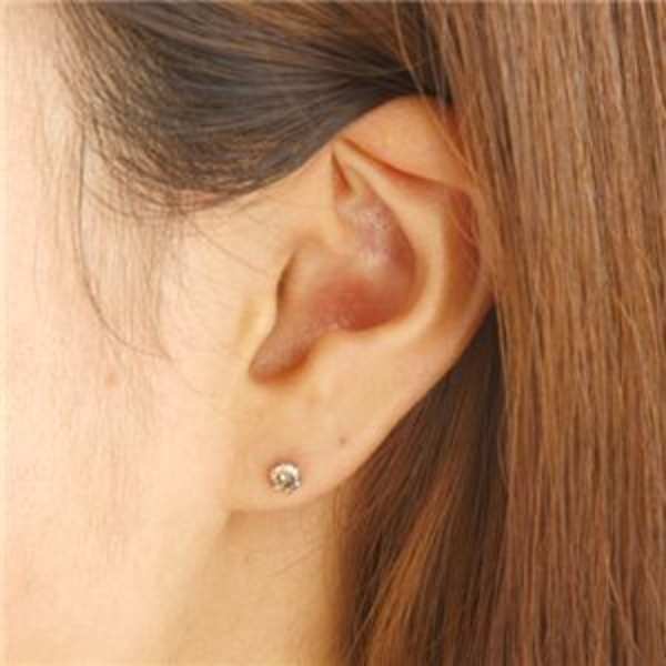 ピアス ダイヤモンド K18WG 0.4ct シャンパンダイヤ レディース 18金 ホワイトゴールド スタッドピアス ジュエリー アクセサリー シンプル 上品 プレゼント ギフト